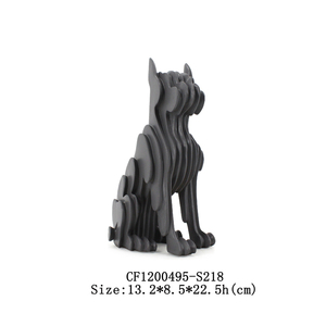 Nouvelle tendance grossiste polyrésine <span class=keywords><strong>Origami</strong></span> finition chien Statue Animal pour décor de table - Product Image 2