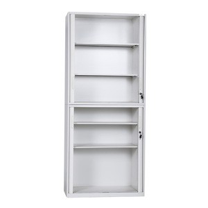 Xinlongfei Steel <b>Roller</b> Shutter Filing Cabinet 2 Tier Lockable Office Document Storage Metal Cabinet Custom Made - Product Image 5
