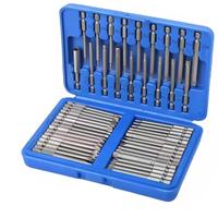Lot de 50 embouts de tournevis en acier allié de haute qualité, kit multifonctionnel à pointe magnétique OEM pour tournevis manuels et perceuses électriques