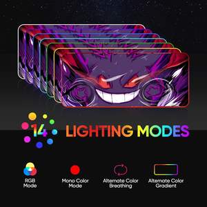 <span class=keywords><strong>Alfombrilla</strong></span> de Ratón <span class=keywords><strong>Personalizada</strong></span> Long Gengar, Tamaño Grande 90*40 RGB, <span class=keywords><strong>Alfombrilla</strong></span> de Ratón LED <span class=keywords><strong>900x400</strong></span> 4mm, <span class=keywords><strong>Alfombrilla</strong></span> de Escritorio para Juegos - Product Image 3