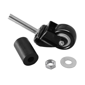 <span class=keywords><strong>Ruedas</strong></span> giratorias de PVC de vástago largo para silla de oficina negra, extensiones de <span class=keywords><strong>ruedas</strong></span> para muebles, <span class=keywords><strong>ruedas</strong></span> giratorias con bloqueo de carga ligera - Product Image 3