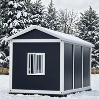 Maison conteneur de luxe à toit en pente, démontable, préfabriquée, 20Ft 40Ft, 2-3 chambres, pour habitation, hôtel et bureau, usage polyvalent