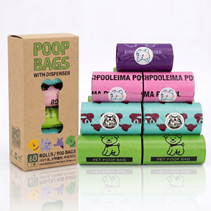 Dog Poop Bags 270 Count Premium <b>Compostable</b> Extra Thick Leak Proof Scented with Holder - Product Image 4