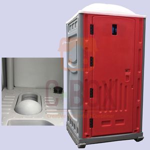 Toilettes portables en plastique pour usage public extérieur, durables, sanitaires mobiles avec réservoir de déchets - Product Image 2