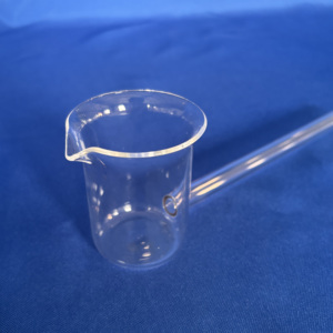 Bécher en <span class=keywords><strong>quartz</strong></span> à long manche - Résistant aux hautes températures et à la corrosion, matériaux semi-conducteurs personnalisables pour composants électroniques - Product Image 6