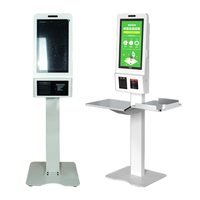 Kiosque de paiement en libre-service 21.5 "Pos Machine Affichage numérique du menu du restaurant Kiosque de commande en libre-service dans le restaurant