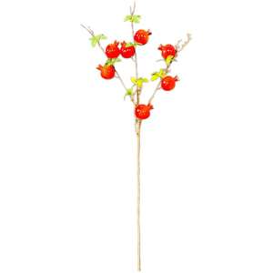 ดอกไม้ผลไม้ทับทิมจำลองของตกแต่งบ้านในปีใหม่จีนลูกพลับพลาสติกกันน้ำน้ำหนักเบา - Product Image 4