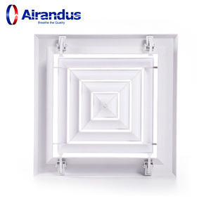 Modernes Design Aluminium Factory Supply Runddecken-Diffusor Luft entlüftung ventil Diffusor für Abluft gitter des HLK-Systems - Product Image 1