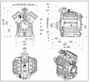 Xty อะไหล่ Akc200a251 รถบัสเครื่องปรับอากาศคอมเพรสเซอร์สําหรับ Mitsubishi Rosa รถบรรทุก Msc90ta Akc200a251b <span class=keywords><strong>10pa15c</strong></span> - Product Image 5