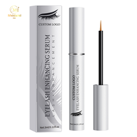 Sérum de croissance des cils naturel, végétalien et biologique, sûr, pour extensions de cils, personnalisable en usine, vente en gros, marque privée