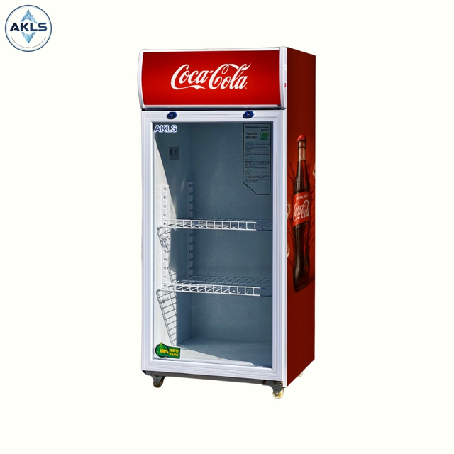 Low-price Wholesale Customizable logo Supermarket Used 150L Factory Provide Upright Display Cooler Type Fridge