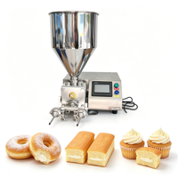 Machine de remplissage semi-automatique 2026 pour chocolat, cupcakes, pain, confiture, beignets, gelée, croissants et injecteur de crème glacée