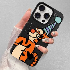 Nouveauté : Étui de téléphone portable en cuir à motif de tigre de dessin animé pour les modèles 16+, 15+, 13 Pro, 11, 12 Pro Max, 14, 15, 13, 12, 11 Sweater Pro - Product Image 6