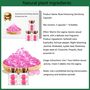Aphrodisiaque pour femmes, gel lubrifiant intime, huile sexuelle, <span class=keywords><strong>hymen</strong></span> <span class=keywords><strong>artificiel</strong></span>, huile essentielle de rose, capsules resserrantes pour le yoni - Product Image 2
