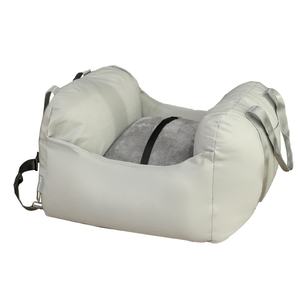 DO Modern Co-Pilot Siège de sécurité pour <span class=keywords><strong>chien</strong></span>, style carré robuste, sacoche de transport pour extérieur, amovible, lavable, durable, avec coussin de <span class=keywords><strong>voiture</strong></span>, emballage carton - Product Image 2