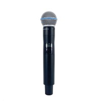 Sistema de Micrófono Inalámbrico UHF Profesional ULXD4 con Receptor y Micrófono de Mano BETA58A BETA87A para Escenarios, Iglesias y Eventos