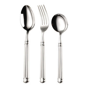304 Forged Roman Style Column Stainless Steel Hotel Cutlery - Steak Knife, Fork, <b>Spoon</b>, <b>Coffee</b> <b>Spoon</b>, Cake Sparetulet, Serving - Product Image 5