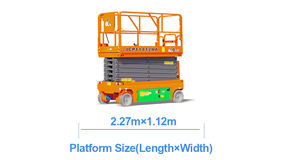 Plataforma de Trabalho Aérea Elétrica Dobrável China Dingli 13.8m JCPT1412HD com Bomba de Motor e Engrenagem, Alta Capacidade de Carga 320kg, Velocidade 5m/s - Product Image 6