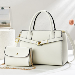 Bolso Tote Casual para Mujer Jemutaz con Adorno de Pompón, Correa Extraíble, Cierre de Solapa Clásico, Bolso de Mano de Microfibra para Uso Diario - Product Image 6