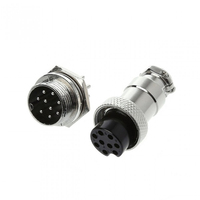 Conectores Circulares de Aviación de 2/3/4/5/6/7/8/9/10 Pines, Conectores de Panel para Cableado GX12 GX14 GX16 GX20, Conectores DXZP SC