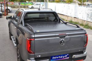 BESTWYLL pick-up Tonneau rétractable 4X4 électrique Roll <span class=keywords><strong>Top</strong></span> Truck lit couverture dure pour Volkswagen Vw <span class=keywords><strong>Amarok</strong></span> 2011 + Double cabine E-K14 - Product Image 6