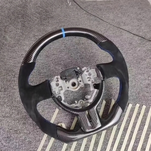 Volante de Coche de Fibra de Carbono y Cuero Perforado para GR A90 A91 MKV 5 4 2019-2025, Deportivo de Carreras - Product Image 3