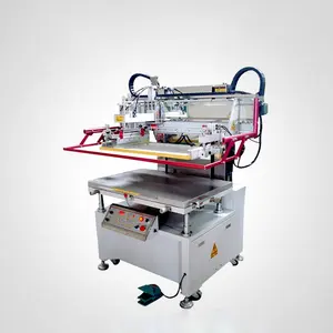 Vertical flat vacuum silk service screen printing machine for MEMBRANE SWITCH New Screen Printer cylinder frequency converter