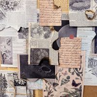 Vintage Journal Scrapbook Artisanat Kits Pour Bullet Junk Planners Esthétique Décor Mur Art Collage Cadres Papeterie Autocollant