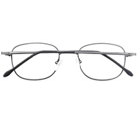 Lunettes Vogue Montures de lunettes classiques en métal Montures optiques carrées Lunettes de vue