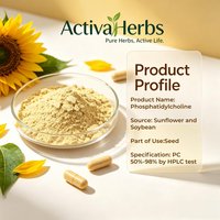Poudre de Phosphatidylcholine de Haute Pureté 50% 90% 98% Extrait de Lécithine de Soja en Poudre PC pour la Santé Hépatique – Approvisionnement en Vrac