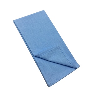 Serviettes de table de cuisine modernes 100% coton Petites serviettes bleues fraîches résistantes à l'huile et à la chaleur faites à la main pour un usage domestique - Product Image 6