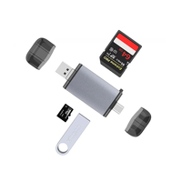 Venta al por mayor OTG 6 en 1 lectores de tarjetas USB tipo C/MicroUSB/USB2.0/TF / SD lectores de tarjetas de memoria para ordenador portátil teléfonos Android