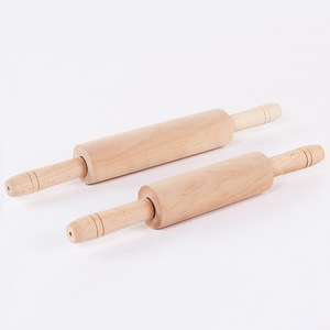 Wood <b>Rolling</b> Pins Set 2pcs Large Size For Dough Pastry Baking <b>Tool</b> Eco Friendly - Product Image 4