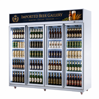 Réfrigérateur à boissons de bar, vitrine à bière, armoire de présentation de bière, qualité industrielle supérieure, design élégant, robuste et durable