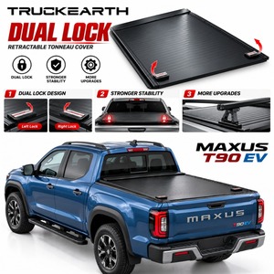 ฝาปิดกระบะท้ายแบบม้วนเก็บได้ด้วยมือสำหรับรถกระบะ Maxus T90 EV พร้อมระบบปลดล็อคคู่ สามารถปลดล็อคได้ทั้งสองด้าน - Product Image 1