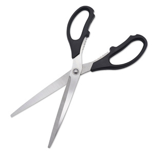 Korean BBQ <b>Scissors</b> Stainless Steel Straight Head Black Home <b>Kitchen</b> Use - Product Image 2