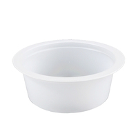 Contenant alimentaire en polypropylène translucide de 50 ml, de qualité alimentaire, scellable, pour assaisonnements, sauces, vinaigrettes, fromages, à emporter
