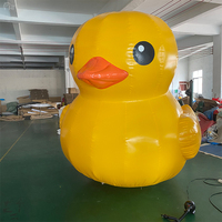 Modèle de canard jaune gonflable géant Festival publicitaire Célébration Piscine Fête Canard jaune gonflable