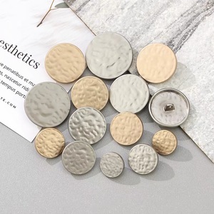 Tùy Chỉnh Thực hiện Vàng Bạc Hợp Kim Kim Loại Phẳng Top Shank Nút Áo Sơ Mi Shank Nút Kim Loại Cho Quần Áo - Product Image 2