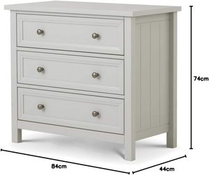 Consolle in legno cassa di stoccaggio moderno cassettiera armadio di lusso per la camera da letto soggiorno mobili casa colomba Grey - Product Image 4