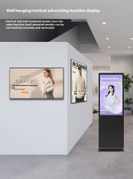 Pantalla de Video Wall LCD Comercial 4K UHD con Marco Delgado, Pantalla de Señalización Digital para Centros Comerciales, Aeropuertos, Hoteles, Reproductor de Publicidad