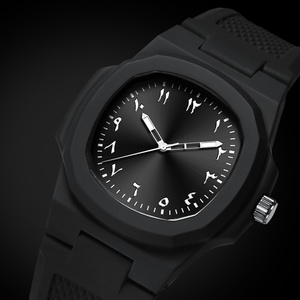 Montre à quartz pour étudiants, montre de sport d'extérieur, montre pour homme, bracelet en silicone, étanche, logo personnalisé, vente en gros - Product Image 1
