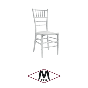 Sedia <span class=keywords><strong>Chiavarina</strong></span> M1934 Bianca in Resina, Alta e Robusta, Impilabile, Attrezzatura per Catering, Forniture per Ristoranti, Vendita all'Ingrosso - Product Image 4