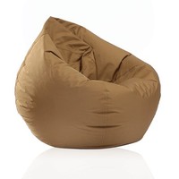 Fauteuil Poire Personnalisable Ultra Doux et Résistant à l'Usure, Canapé Paresseux Tatami pour Balcon en Tissu Goutte d'Eau