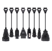 Ağır Hizmet Tipi OBD1 - OBD2 Dönüştürücü Kablo Kiti 8'i 1 Arada Iveco Scania Benz Renault Volvo Kamyon Motor Analizörü Aracı