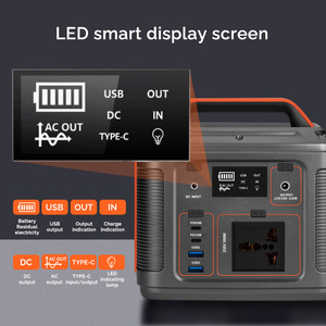 Station d'alimentation portable 200W, générateur solaire MPPT pour le camping en plein air, lampe de poche, batterie LiFePO4, onde sinusoïdale pure - Product Image 3
