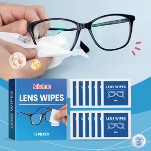 JAKEHOE Vente en gros <span class=keywords><strong>Lunettes</strong></span> Taches <span class=keywords><strong>Vue</strong></span> floue Nettoyage <span class=keywords><strong>Lunettes</strong></span> Écran Pratique Portable Chiffon d'essuyage - Product Image 2