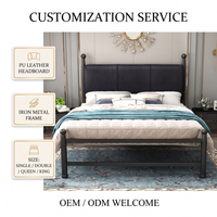 Base de Cama Metálica Resistente, Plataforma Estable, Sin Ruido, Sin Deformación, Mueble Duradero para Dormitorio