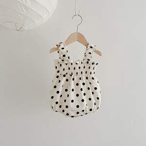 เสื้อผ้าพิมพ์ลายดอกไม้สำหรับเด็กแรกเกิดชุดเดรสแบบลำลองสำหรับเด็กผู้หญิงชุดเดรสแบบมีสายผูกแบบกระดุมเปิดปิดช่วงฤดูร้อน - Product Image 2