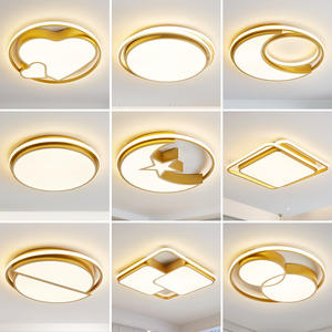 โคมไฟเพดาน LED ทรงกลมทันสมัยสำหรับบ้าน สำนักงาน และห้องนอน ปรับความสว่างได้ โครงโลหะ รับประกัน 10 ปี - Product Image 1